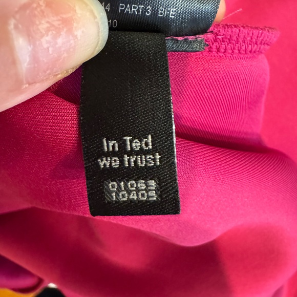 TED BAKER Ruffle Sleeve Mini Dress - Picture 15 of 15